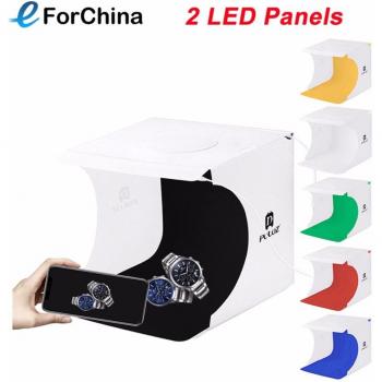 Kit de Fotografía PULUZ con Luz LED y Fondos de Color