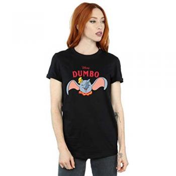 Dumbo Laughs Boyfriend T‑Shirt – Black Edition