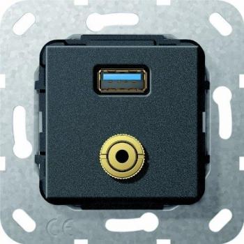 Gira USB 3.0 A M Jack K con Inserto a Frusta 568710