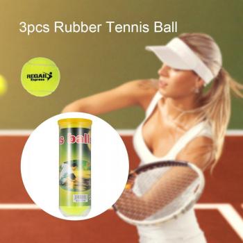 Pack balles tennis 3× durables – entraînement extérieur