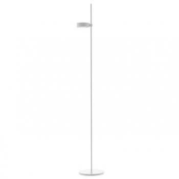 Lampada da terra LED Zafferano Super O Bianca con 3 Moduli di Luce