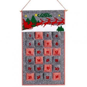 Calendario dell’Avvento Heitmann 90439 in Feltro e Plastica