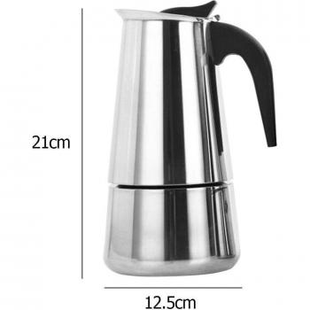 Moka Pot RVS Koffiezetapparaat 450ml