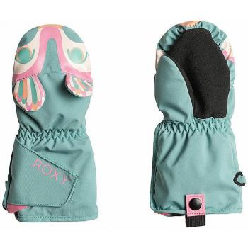 Roxy Snows Up Kinderhandschuhe hellgrün & rosa – M