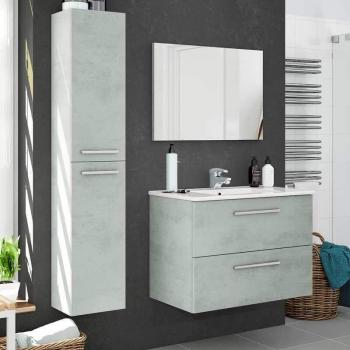 Pack Aruba 80 – Muebles de Baño en Color Cemento