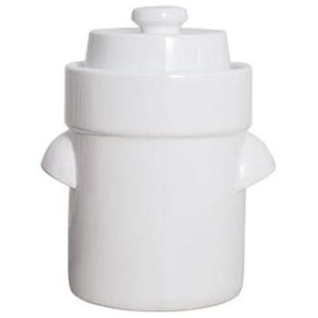 Pot à choucroute 3 L – Fermentation lactique en pierre blanche