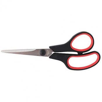 16 cm D.rect Rubber Grip Scissors with Nož