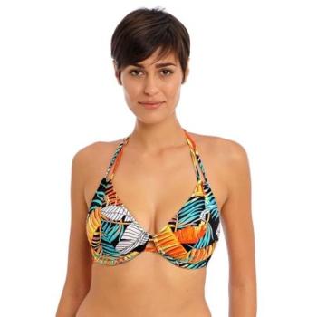 Women's Orange Samba Halter Top