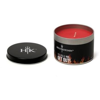 Hell’s Kitchen Red‑Tinned Mulled Wine Candle – Mid-Size