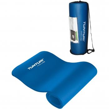 Tunturi NBR Anti-Slip Fitness Mat Blue 180 x 60 cm