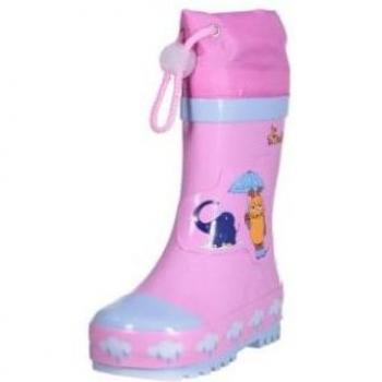 Stivali in gomma per bambini Topino & Elefante rosa
