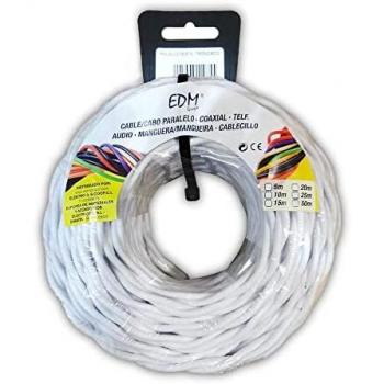 Rouleau de Câble Parallèle Tressé 3x1.5 Mm 5 M