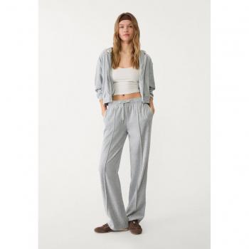 Stradivarius Pantaloni Jogger XL Grigio Melangiato