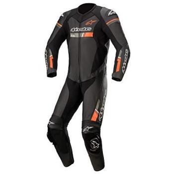 Tuta Moto Intera in Pelle Alpinestars GP Force Chaser Nero/Rosso Taglia 62