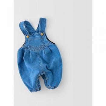 Winter Denim Overalls for Babies