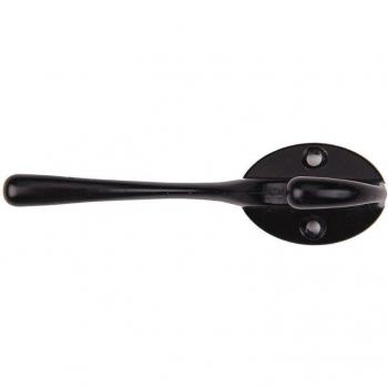 9 Pack Heavy Duty Wall Hooks for Hats and Coats (Black/Gold)
