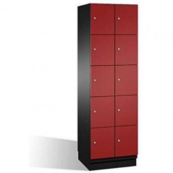 Armadietto con porte in acciaio