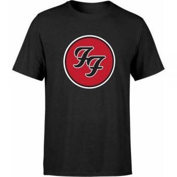 Foo Fighters Men's Small Logo T-Shirt in White