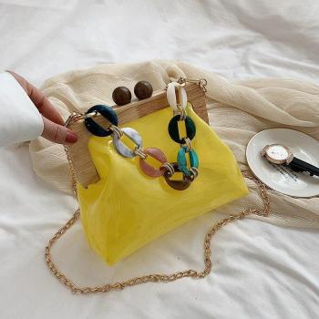 Mini PVC Messenger Bag for Women