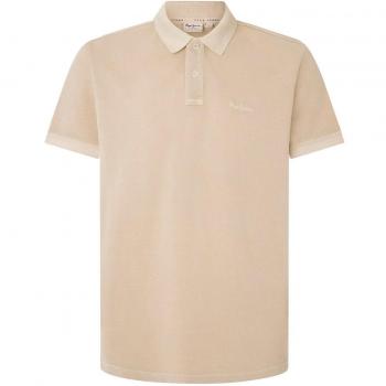 Pepe Jeans Poloshirt New Oliver Gd PM542099 Beige Regular Fit