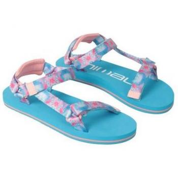 Kids Animal Drift Sandal Floral Azul 11 UK Reutilizada