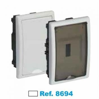 Panneau Électrique Blanc 4 Éléments Encastré Arelos 8694
