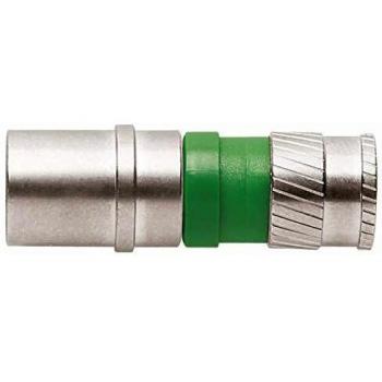 Compressionsstecker Axing F‑CFS‑99‑48 Quickfix – TV‑Receiver Zubehör (Grün)