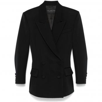 Valentino Women's Black Wool Blazer Size S