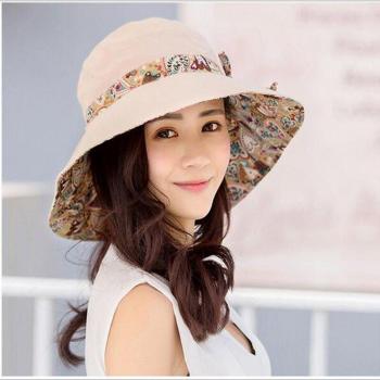 Sombrero Amplio para Mujer con Protección Solar