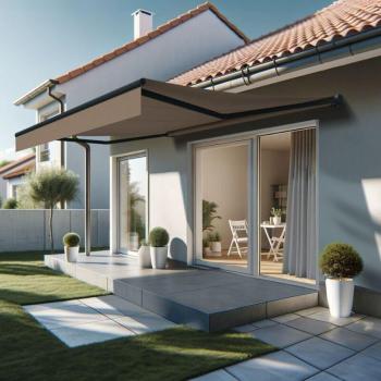 Toldo Manual Intersun Logia Teno 4x3m – Estructura RAL7016 ST