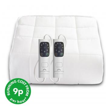 Dreamland Snowed In Cotton 2 Control Double Warming Mattress Protector