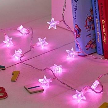 Guirlande Lumineuse d'Étoiles 30 LED Roses
