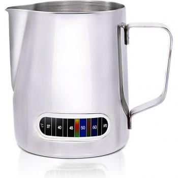 Stainless Steel Milk Frothing Jug with Thermometer