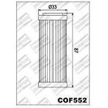 COF552 Champion Oil Filter Element