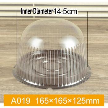 50pcs Clear Plastic Dessert Dome Boxes