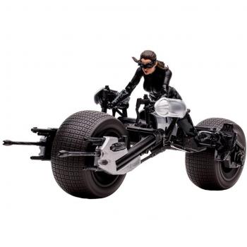 Batpod DC Multiverse con Catwoman (The Dark Knight Rises)