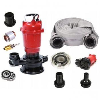 Pompa Fossa 7777 Acqua + Set di Raccordi + Tubo 30m