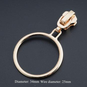10pcs 5# Metal Zipper Slider Set for Garment and Luggage