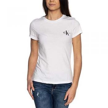 Calvin Klein 2 Pack T-Shirt Slim, Bianco