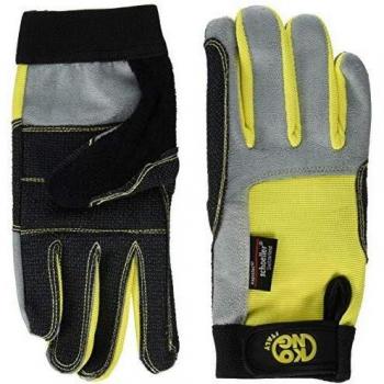 Kong Italy Men's Full Gloves Yellow and Black Small