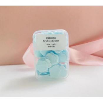Flower-Shaped Disposable Hand Soap Paper