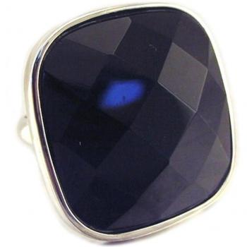 Rhodium-Finished Linda Silver Ring – 52mm