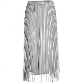 Rich & Royal grauer A-Linien-Rock | L