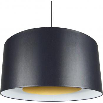 Lampe Suspendue ALFENA 35 cm en Tissu Noir
