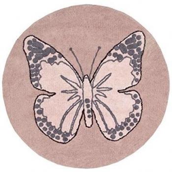 Tapis Enfant Papillon Beige Lorena Canals