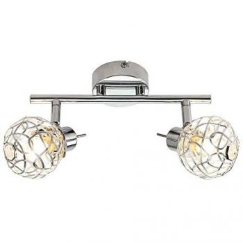 Plafonnier LED argent GLOBO Bolt 250 lumens 3W