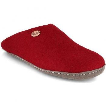 Handgefilzte Pantoffel WoolFit – 100 % Wolle, Fersensystem frei