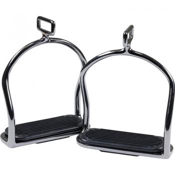 SteerMate Catago S Stirrups – Gun Metal