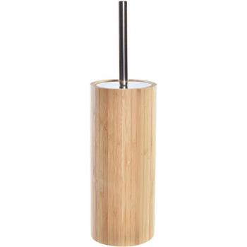 Brosse de salle de bain en bambou noir
