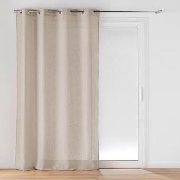 Panneau décoratif à œillets 140 x 240 cm Taupe